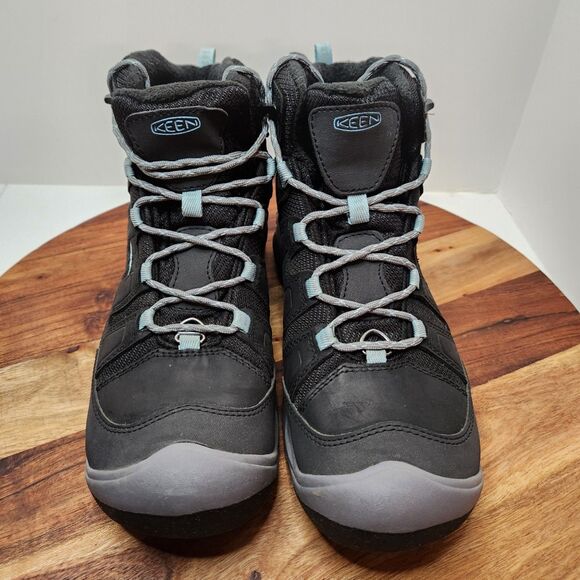 Keen Circadia Mid Polar Waterproof Boots – Women’s 9.5 – Black/Cloud Blue - Picture 10 of 11